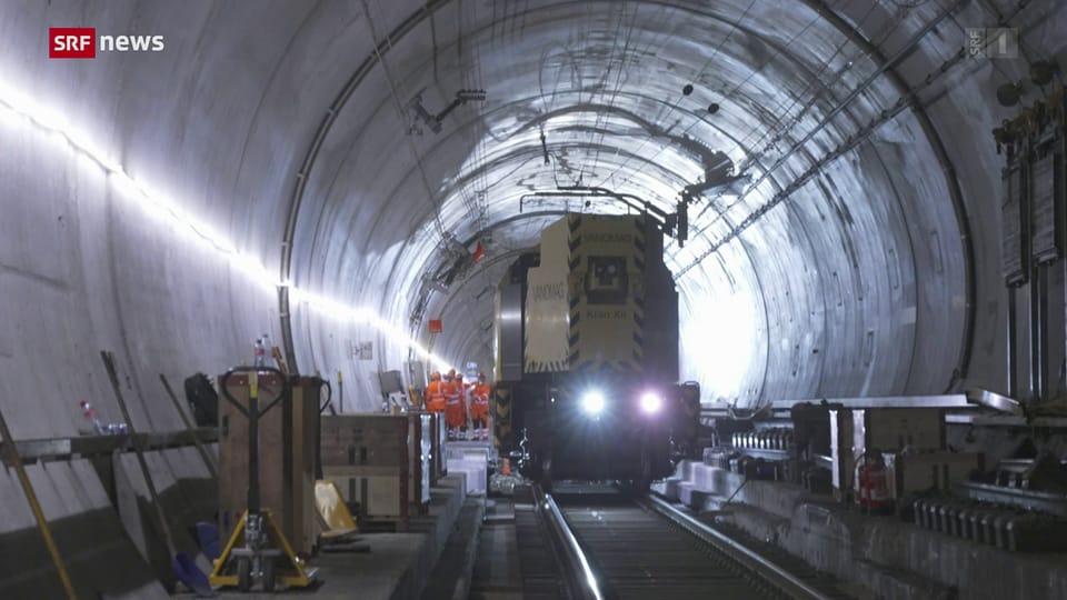 Gotthard-Basistunnel kann erst im September 2024 wieder normal befahren werden