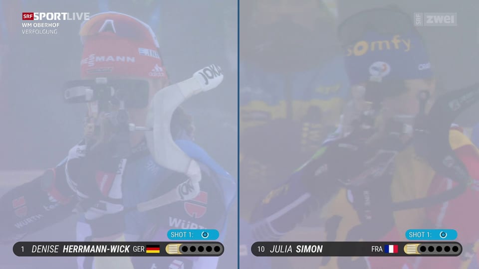 Beim letzten Schiessen entscheidet sich der Kampf um Gold zwischen Simon und Herrmann-Wick