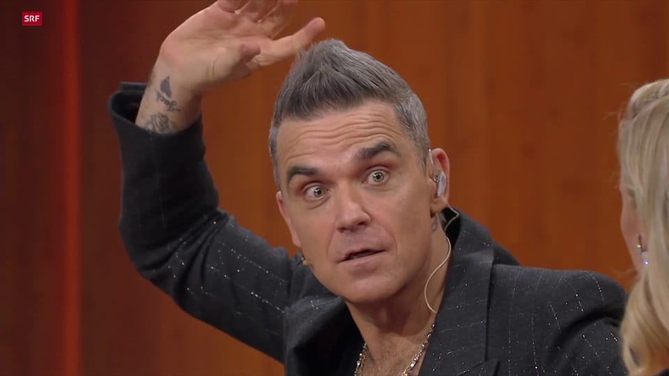 Robbie Williams bei «Wetten, dass..?», 2021 