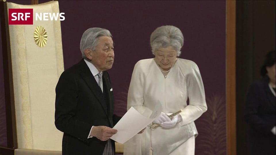 Japans Kaiser gibt den Thron frei