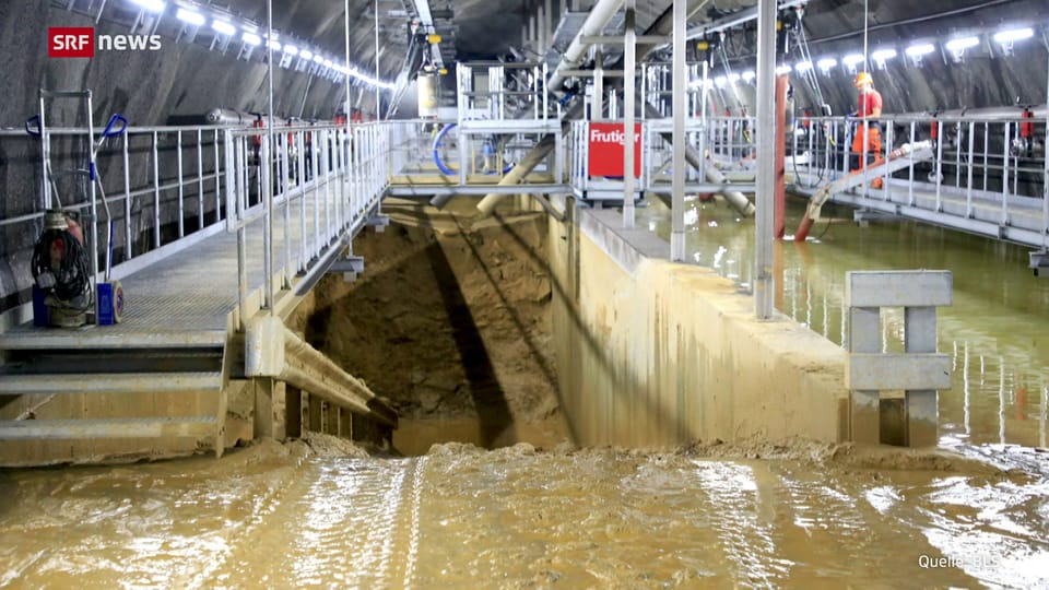 Kritik am Abflusssystem des Lötschberg-Basistunnels