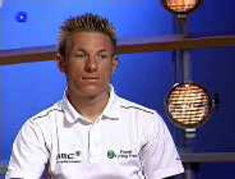 Sport dimanche Cyclisme/Tour de France interview de Steve Zampieri