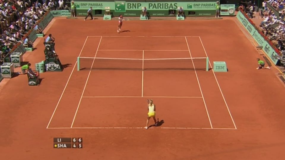 Tennis / Roland Garros (demifinales dames) Na Li (CHN) bat Maria Sharapova (RUS) 64 64 et se