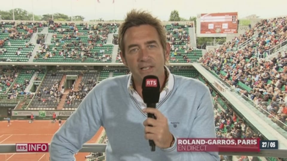 12h45 - Tennis / Roland Garros: les précisions de Pascal Droz - Play RTS