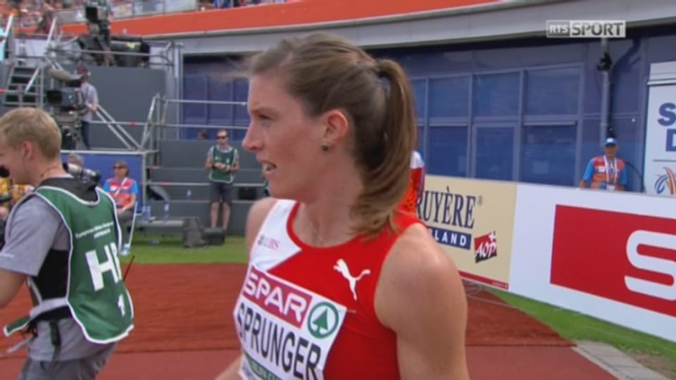 Athlétisme Finale Dames 400m Haies Médaille De Bronze Pour Lea Sprunger Qui Termine 3e Après