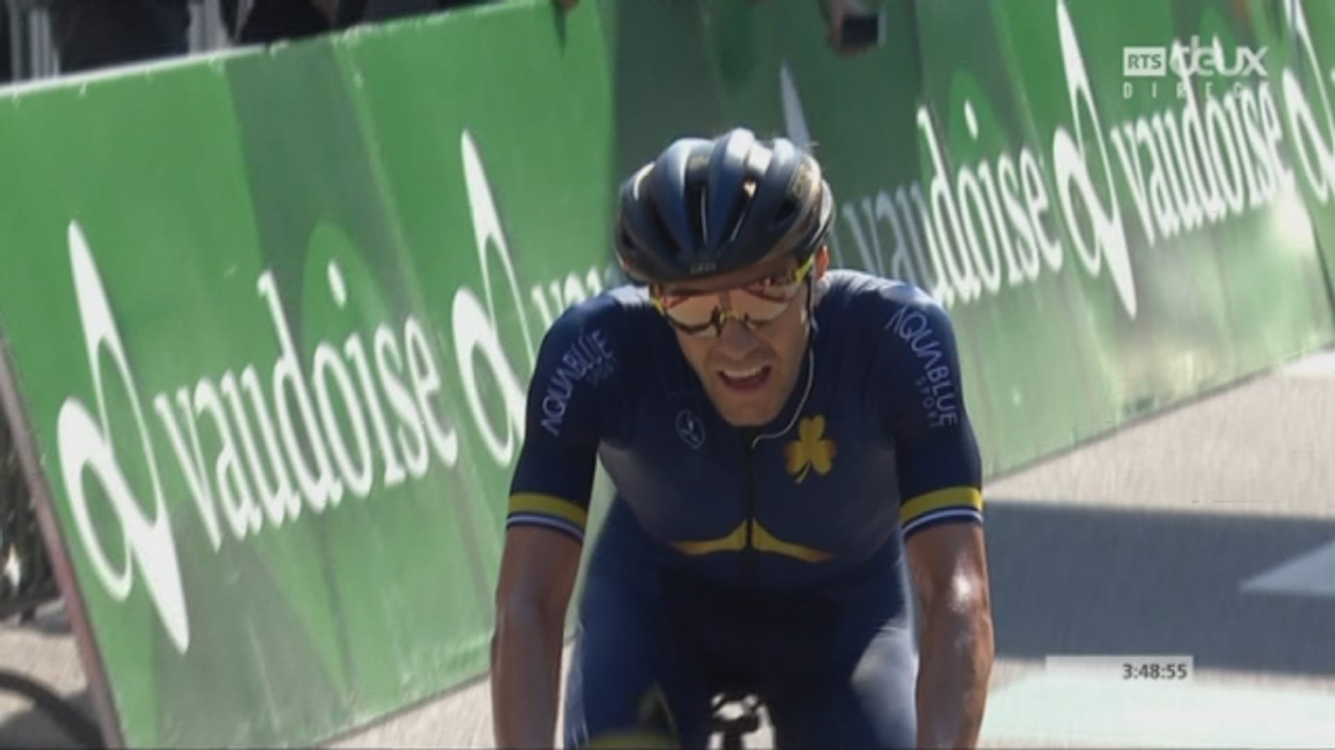 4e tape Lawrence Warbasse USA termine 1er devant Damiano Caruso ITA et Steven Kruijswijk NED