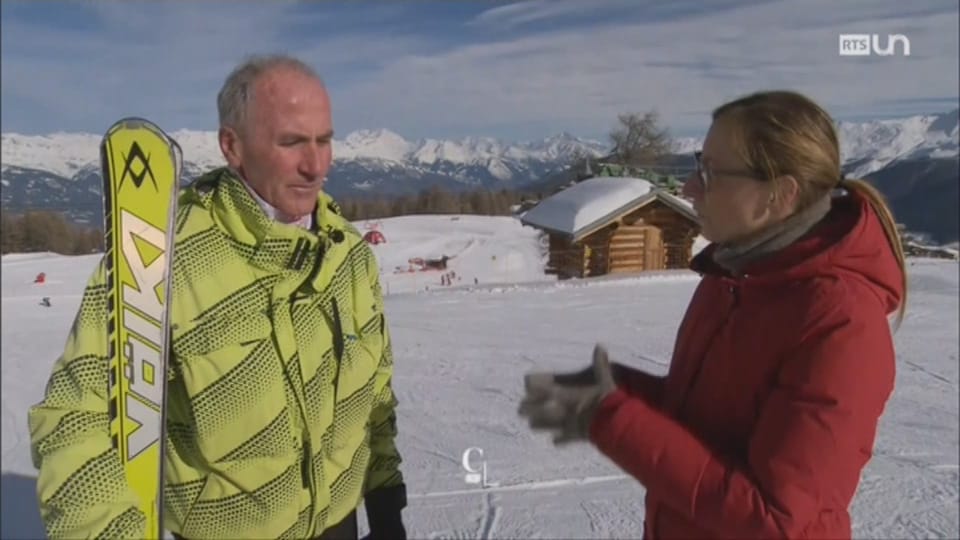 Couleurs locales Coupe du monde Handiski à Veysonnaz (VS) interview