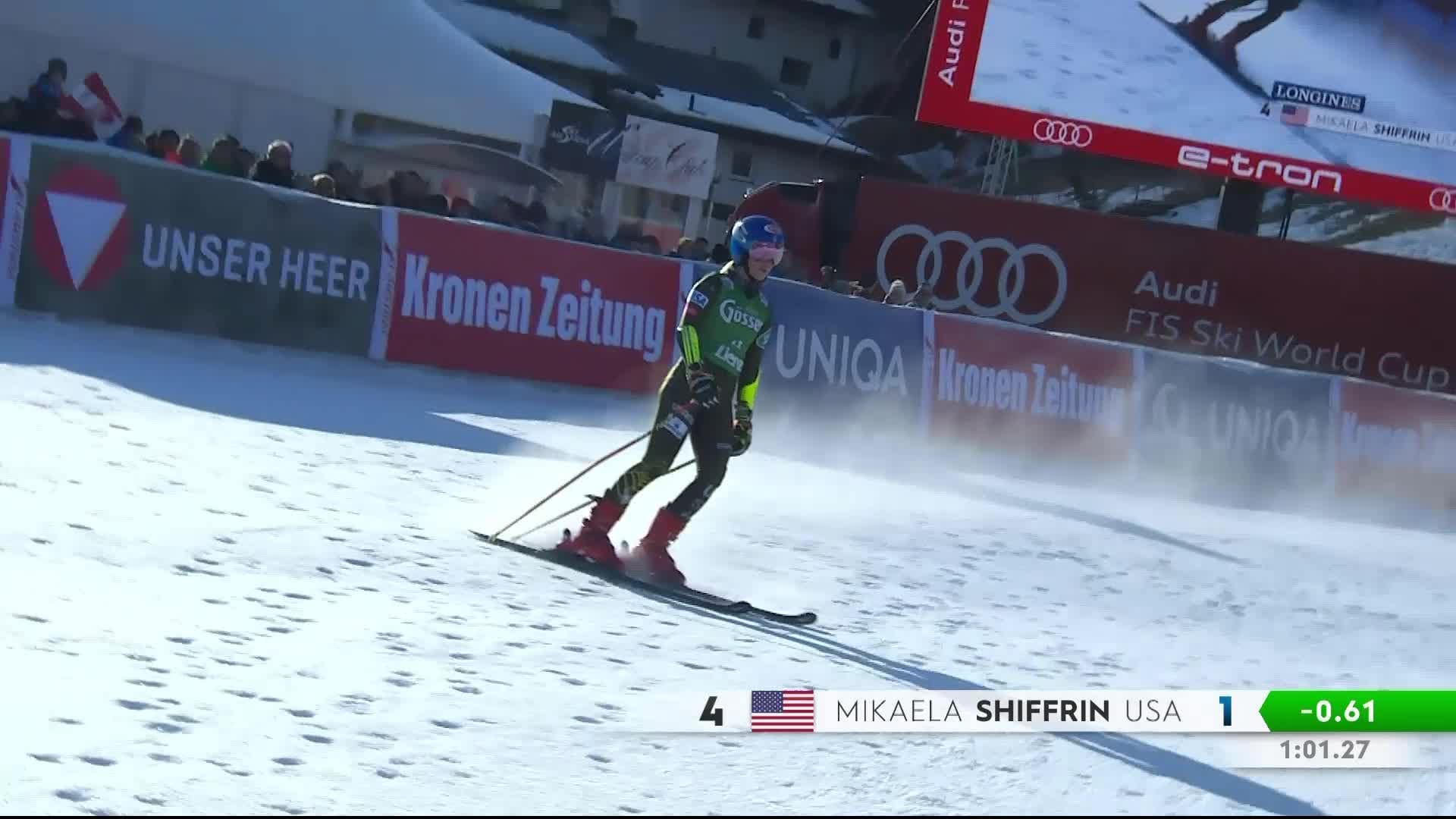 Ski alpin - Lienz (AUT), Géant dames, 1re manche: Shiffrin (USA