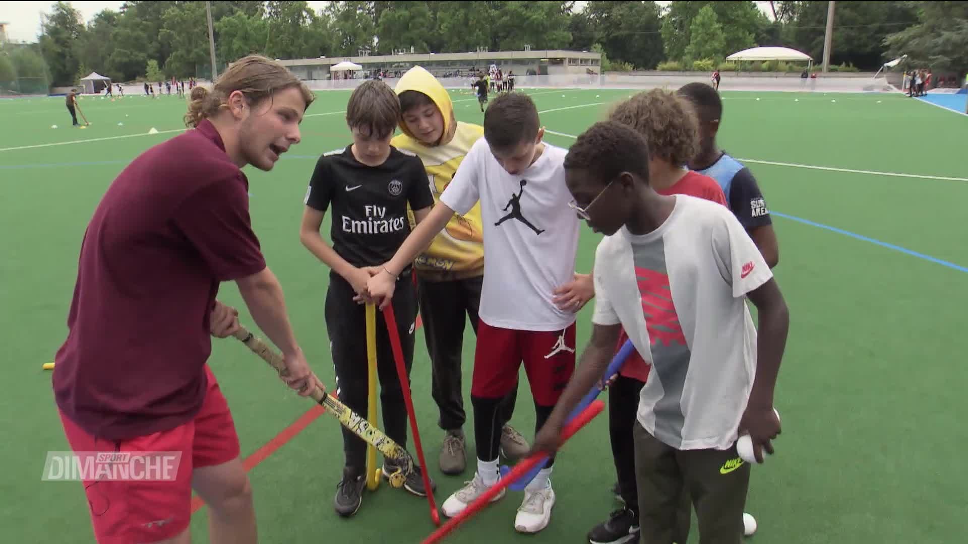 Hockey sur gazon initiation propos e par le Servette Hockey Club