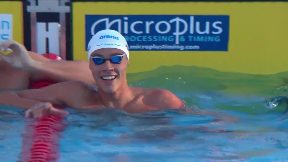 Championnats Européens Rome (ITA), 100m nage libre, finale messieurs le