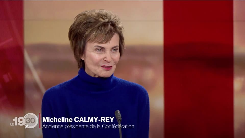 19h30 - L'ex-présidente de la Confédération Micheline Calmy-Rey revient ...