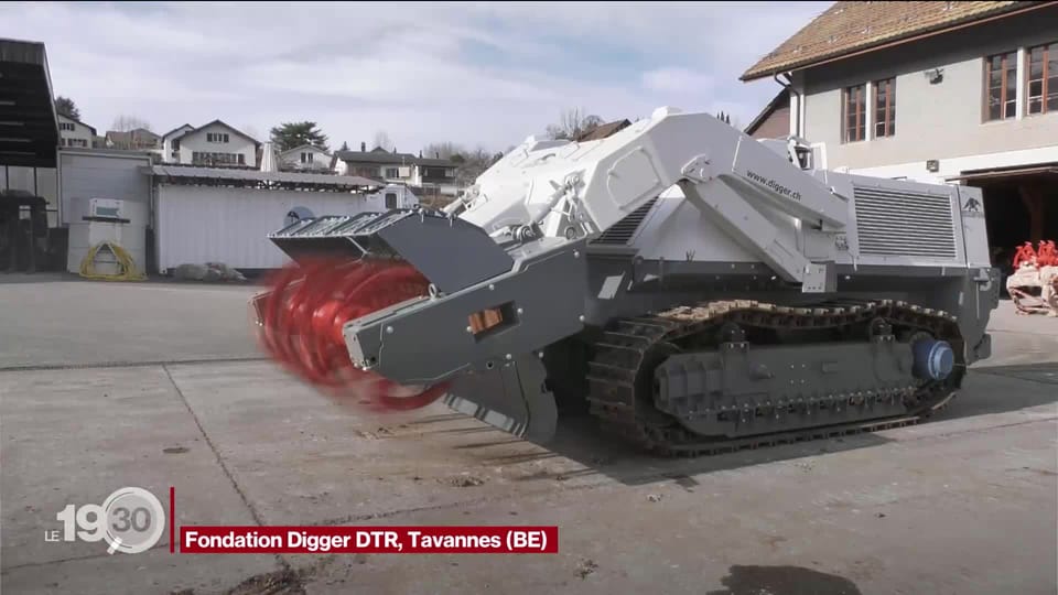 19h30 Un engin de déminage bernois à la pointe de la technologie doit