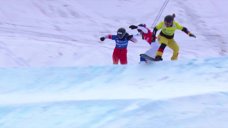 Freestyle Bakuriani (GEO), snowboard cross dames, petite finale Lara