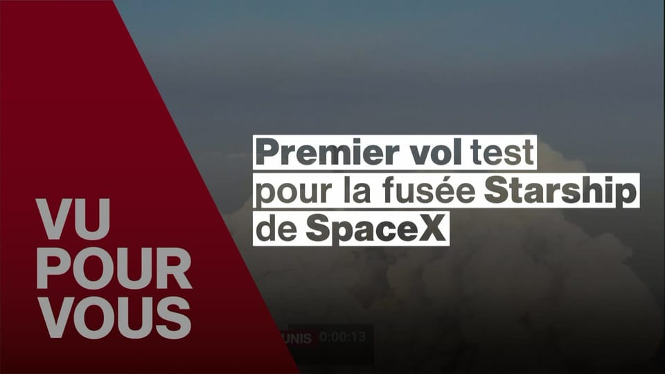 Vu pour vous - Premier vol test pour la fusée Starship - Play RTS