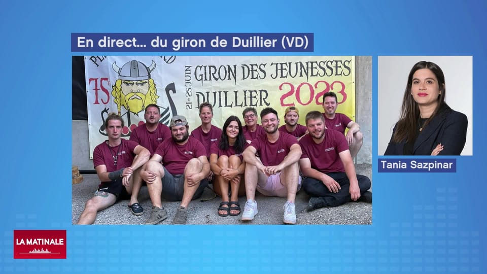 La Matinale En direct de Duillier(VD), pour le 75ème Giron du