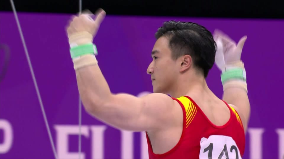 Gymnastique artistique - Anvers (BEL). finale barre asymétriques dames: Qiu  Qiyuan (CHN) s'impose devant Nemour (ALG) et Jones (USA) - Play RTS
