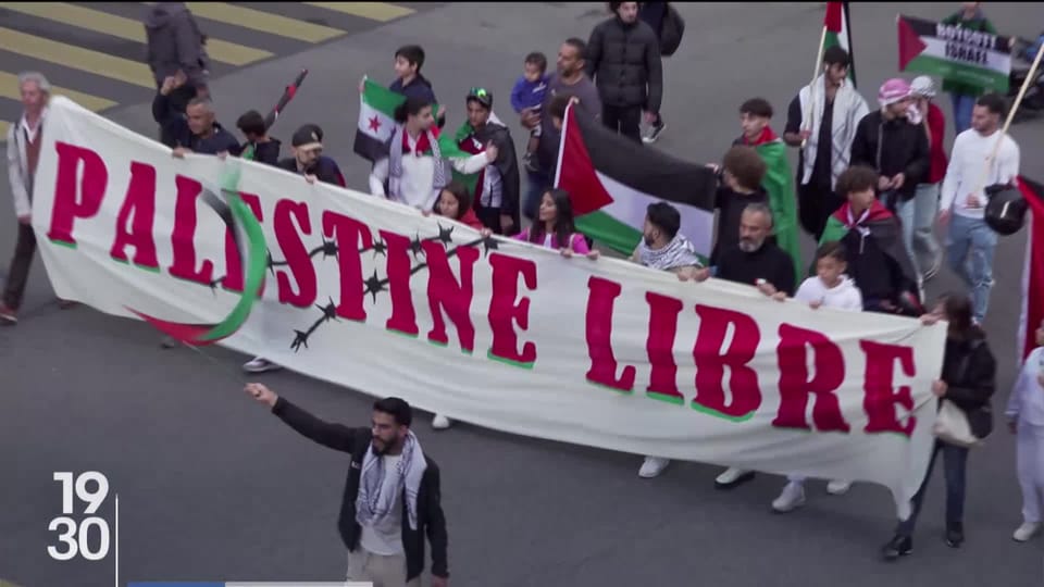 19h30 - Manifestation en solidarité avec le peuple palestinien à Genève. - Play RTS