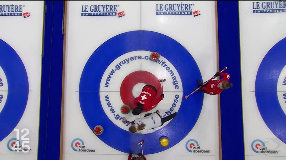 Lot De 4 Broches Club Curling Suisse - Paris, St Moritz - Occasion