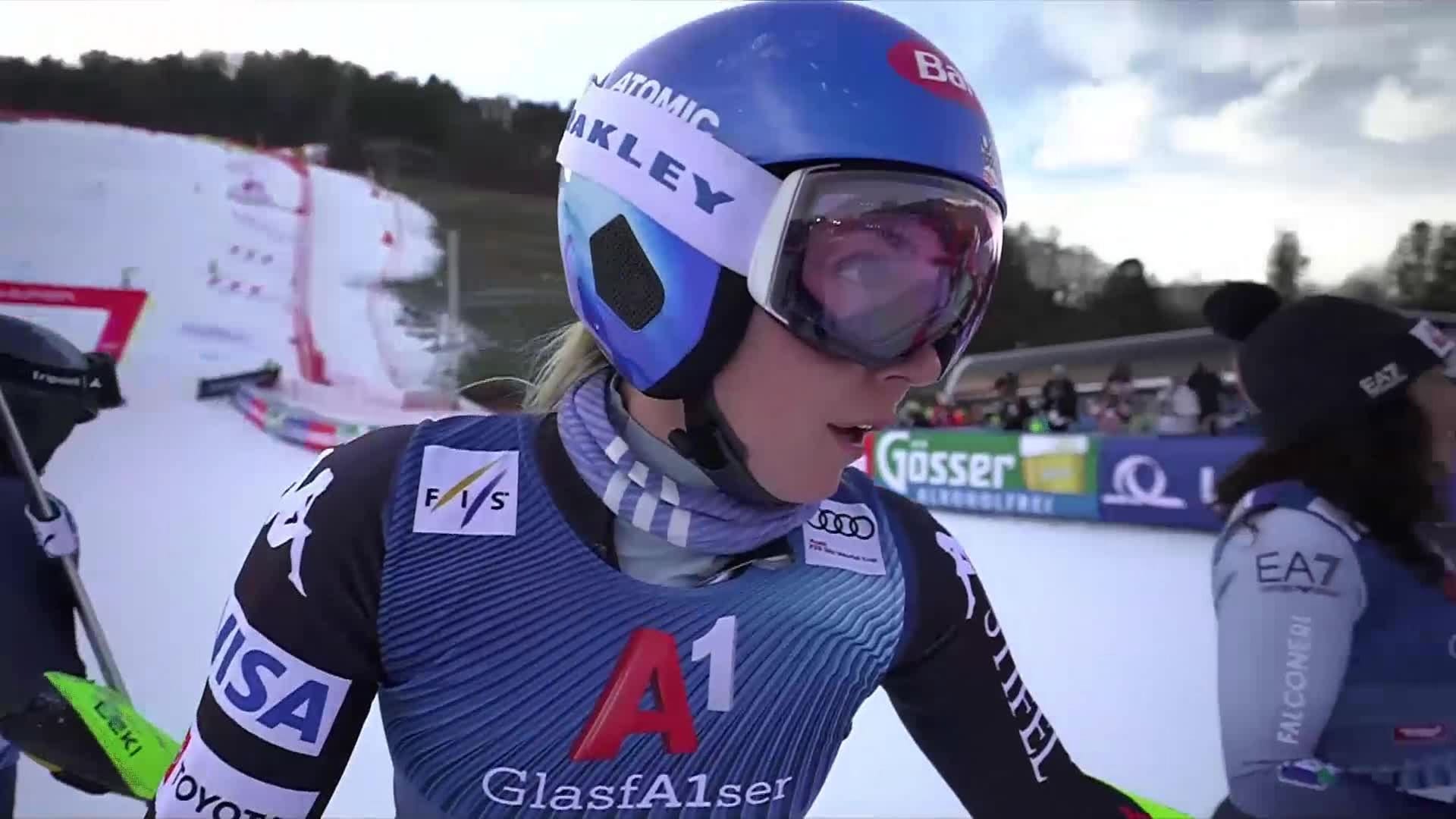 Ski alpin - Lienz (AUT), géant dames, 2e manche: Mikaela Shiffrin