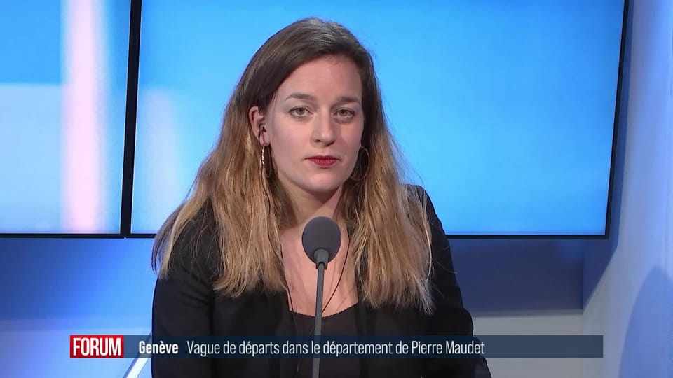 Forum - A Genève, la crise au sein du département de Pierre Maudet prend de l'ampleur - Play RTS