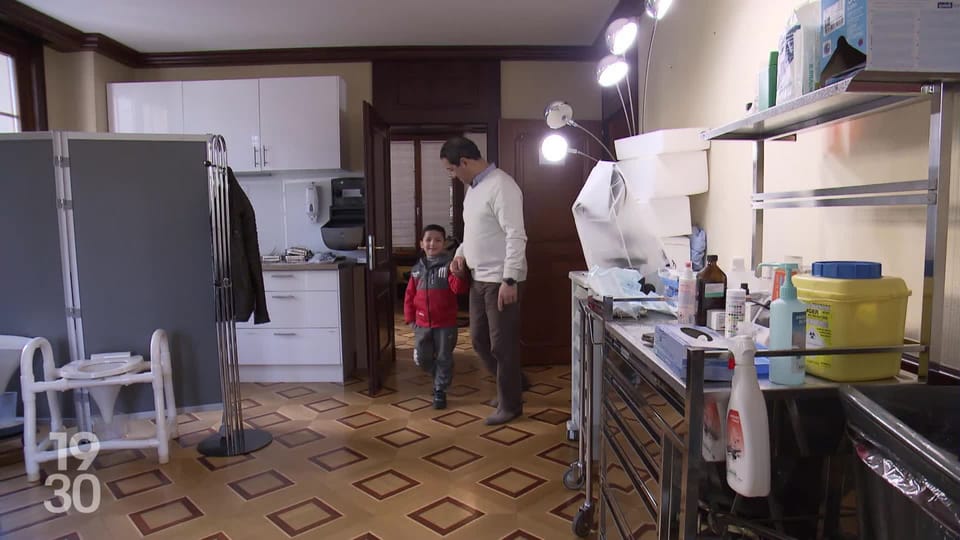 19h30 - Des enfants blessés à Gaza sont arrivés à Genève pour bénéficier de traitements médicaux pointus - Play RTS