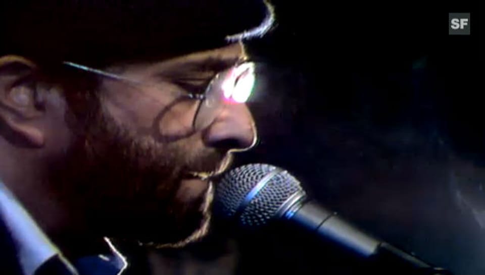 Lucio Dalla bei einem seiner früheren Auftritte Ende der 1970er-Jahre