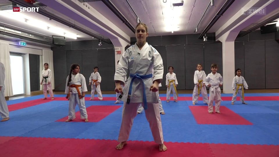 Eine junge Karate-Kämpferin auf dem Weg an die Spitze - Sportpanorama - Play SRF