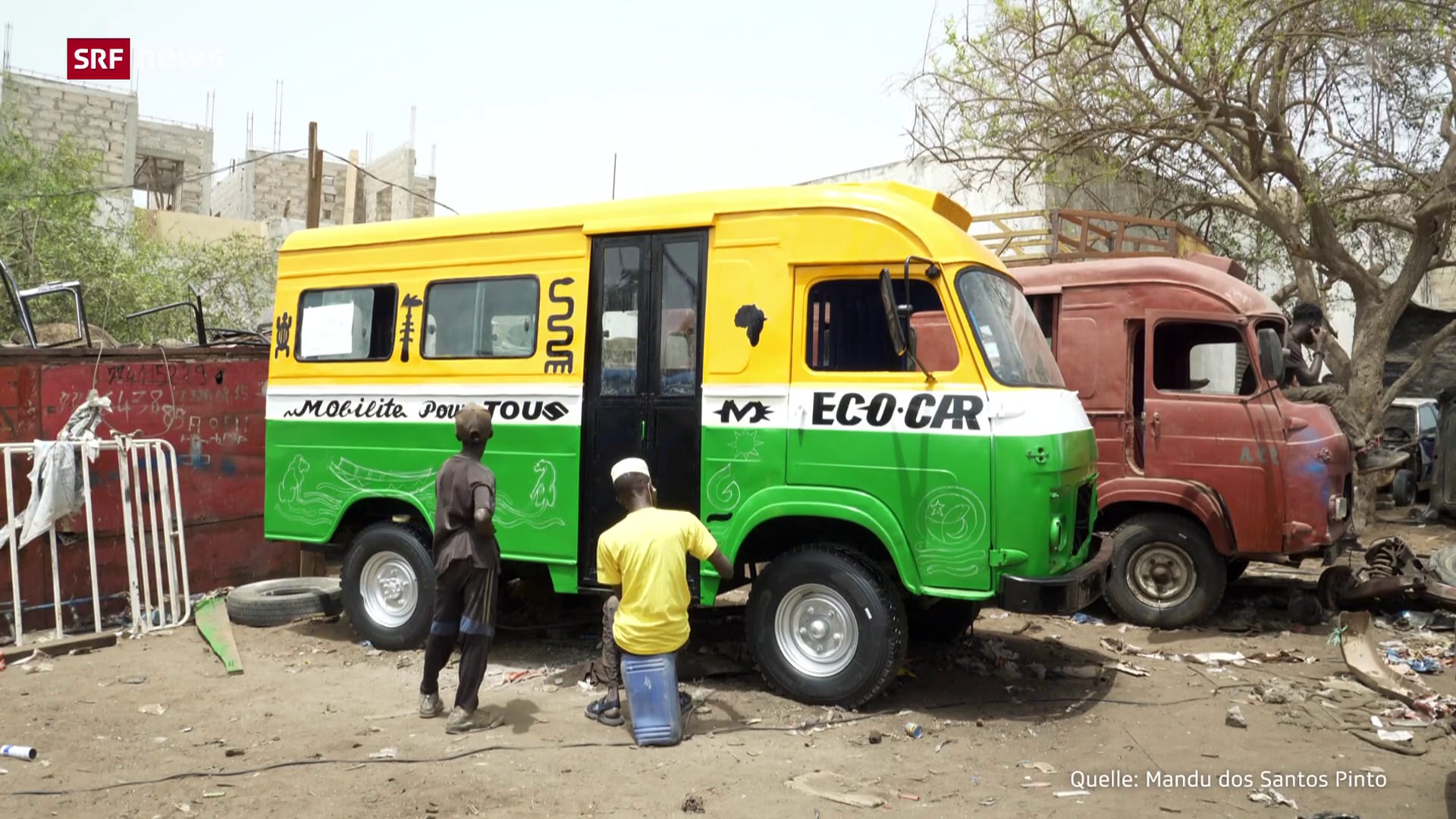 Senegal: Alte Busse werden zu Elektromobilen Senegal: Alte Busse werden zu Elektromobilen