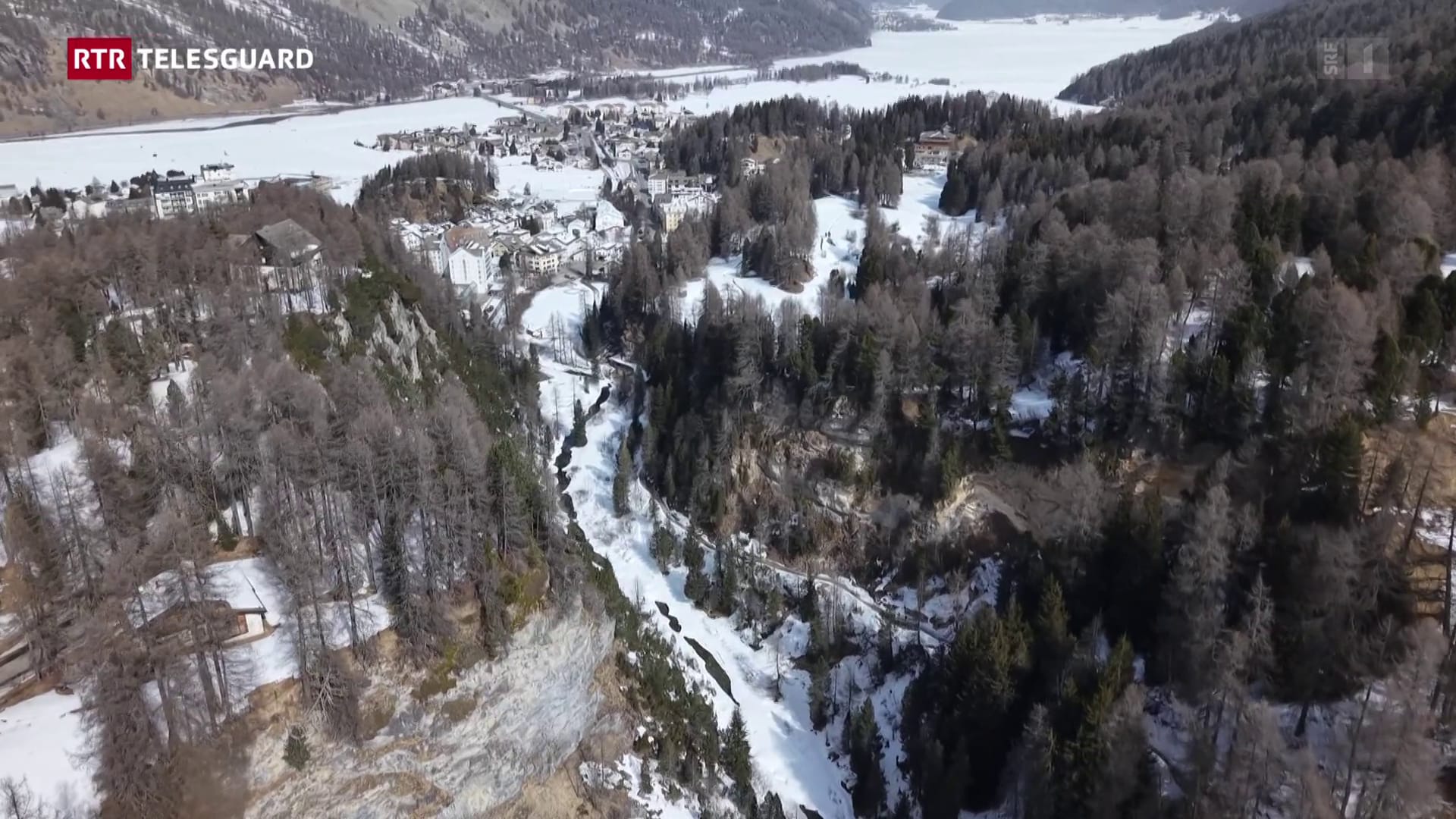Profund en la muntogna vegn la gallaria Fedacla a Segl sanada