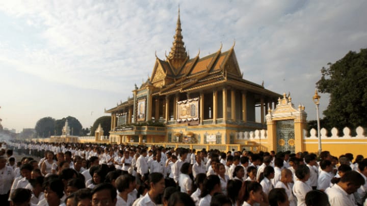 Kambodscha nimmt Abschied von seinem König