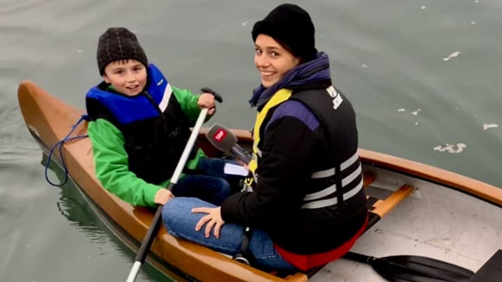 Eisige Fahrt im Kanu: Mit Nicolas auf dem Vierwaldstättersee