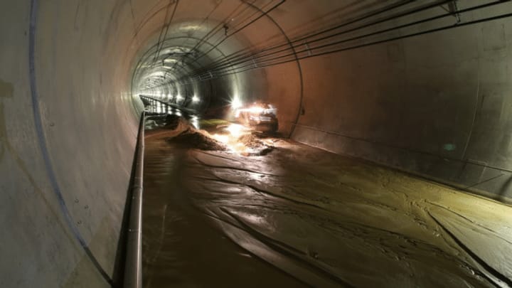 Lötschberg-Basistunnel wird ab September saniert