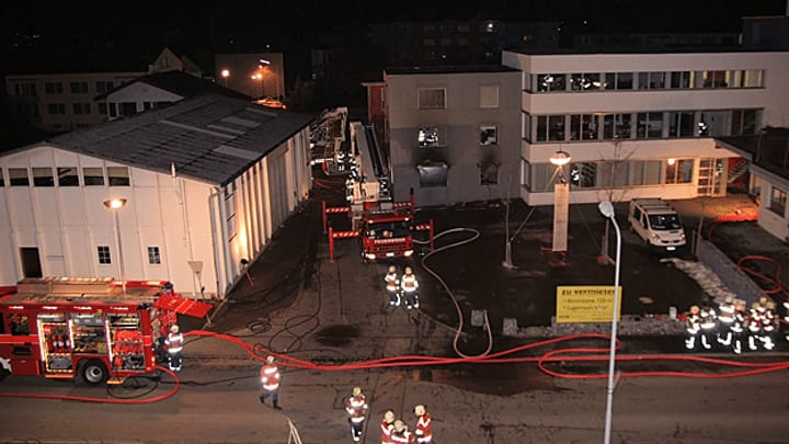 Schwerverletzter bei Brand in Widnau