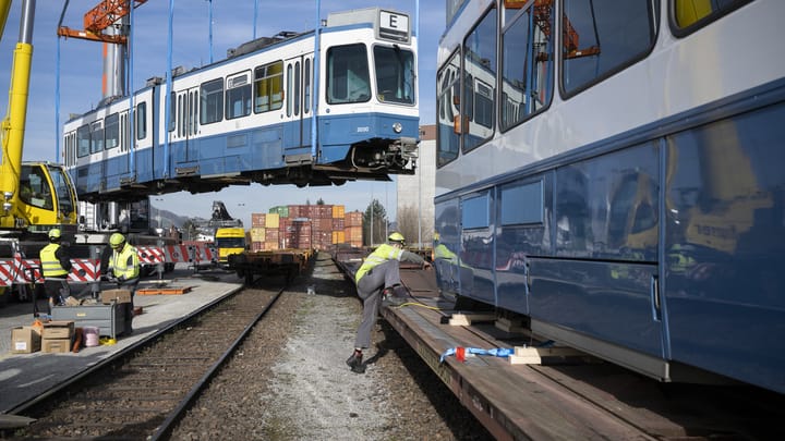 Extrafahrt in die Ukraine für alte Zürcher Trams