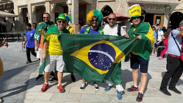 Ils fans da la Brasilia èn persvadids ch'els gudognan cunter la Svizra 
