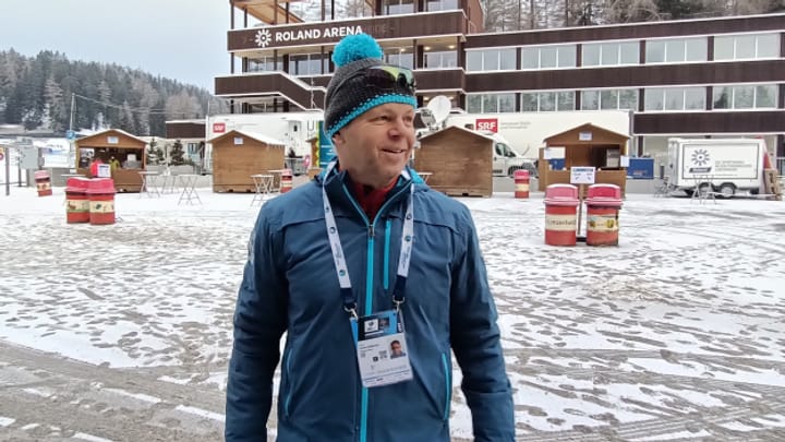 Ursin Fravi sur da il campiunadi europeic da biatlon a Lantsch