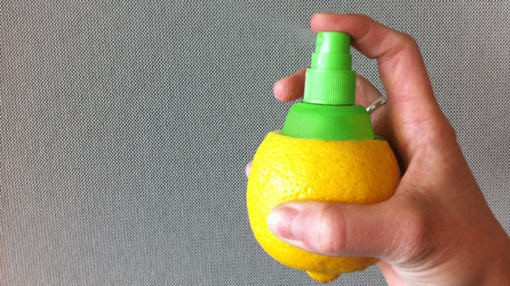 Für Sie getestet: Spray-Aufsatz für Zitronen