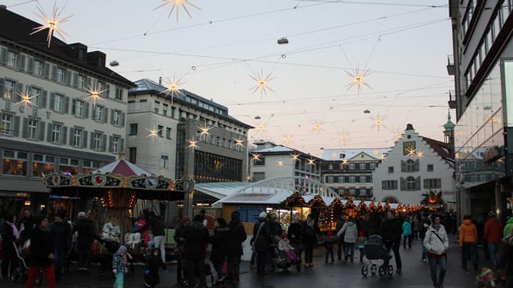 Weihnachtsmarkt St. Gallen: Klein, aber vielseitig