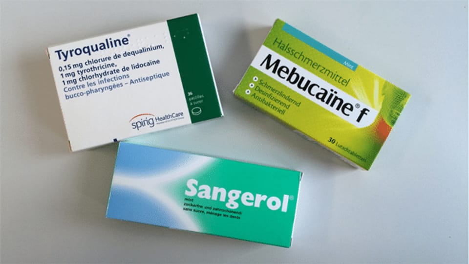 Auch rezeptfreie Halsweh-Pillen enthalten Antibiotika
