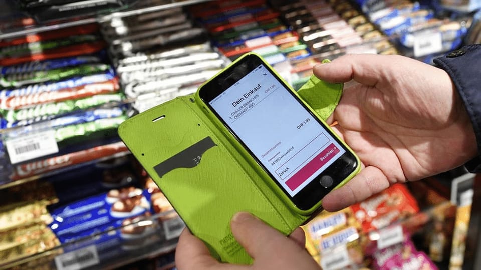 Einkaufen ohne Kasse: Neue Technik hilft Quartierläden