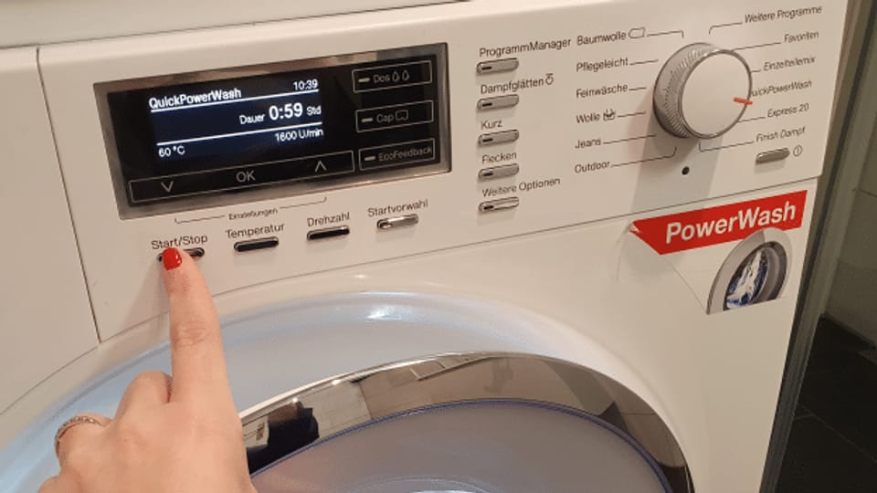 «Espresso Aha!»: Warum braucht die Waschmaschine heisses Wasser?
