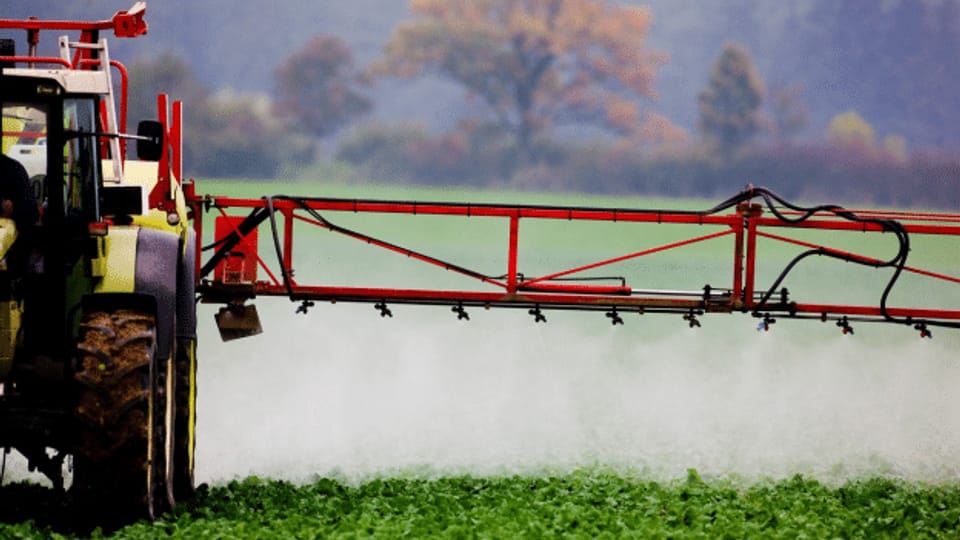 Wind bläst chemische Pestizide auf Bio-Höfe