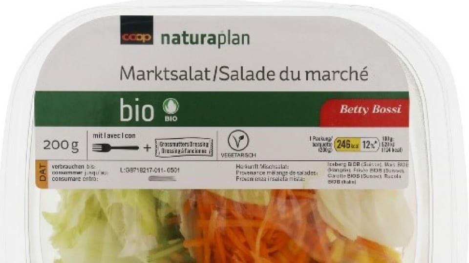 Wegen Listerien: Coop ruft Bio-Marktsalat zurück