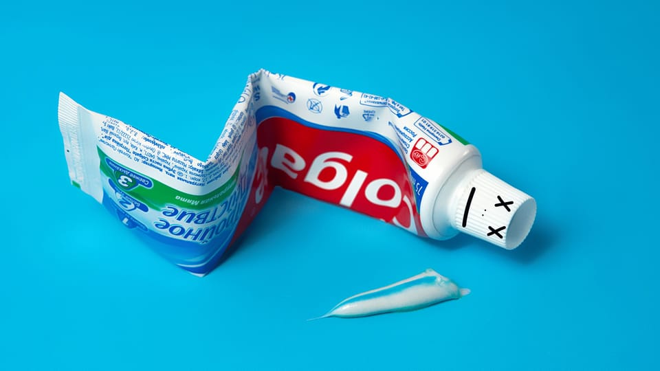 Läuft Zahnpasta tatsächlich ab?