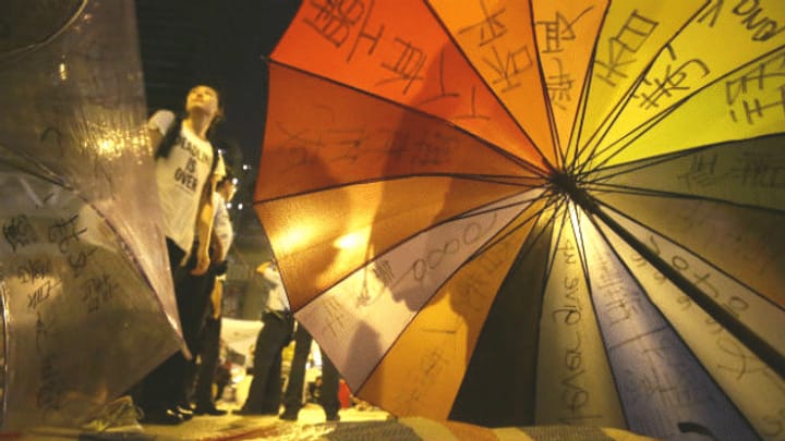 Hongkong und seine Regenschirm-Revolution