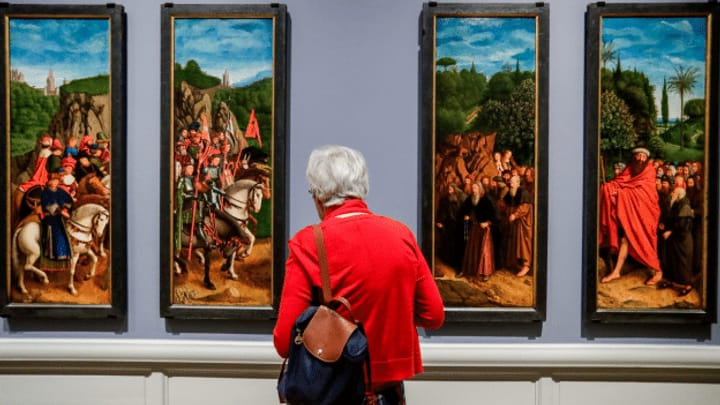 Jan van Eyck und der Genter Altar geben sich die Ehre
