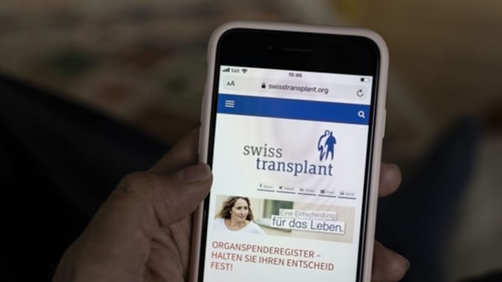 Aus dem Archiv: Swisstransplant – Politiker sehen Handlungsbedarf