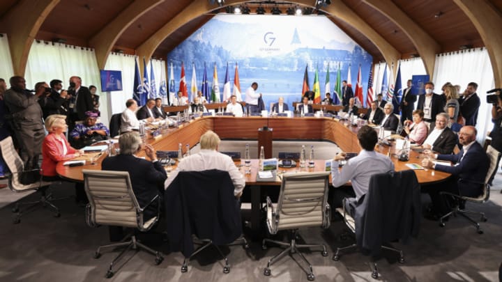 G7-Staaten sichern der Ukraine Milliardenbeträge zu