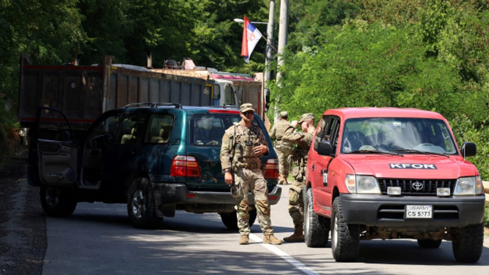 Grenze Serbien-Kosovo: Konflikt schwelt weiter