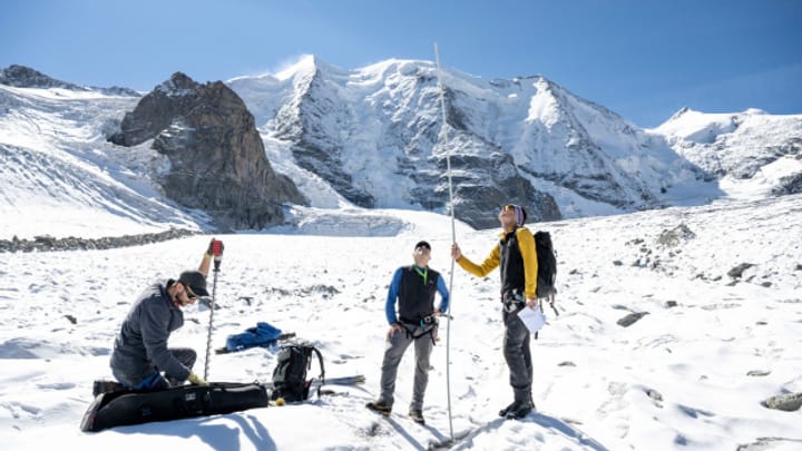 Archiv: Massiver Gletscherschwund in den Schweizer Bergen
